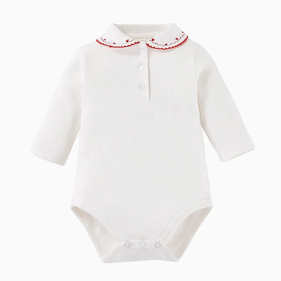 Body de algodón con detalle en cuello – Un barquito