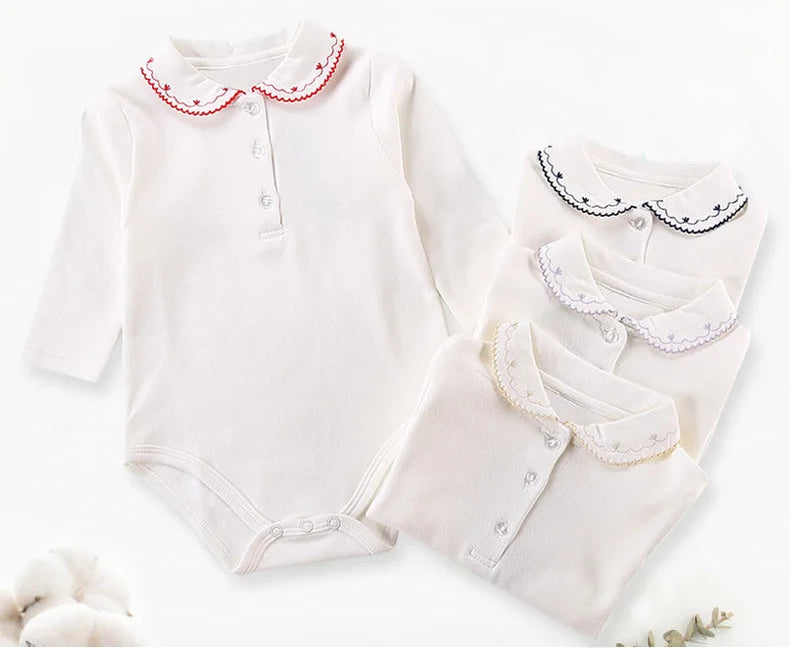 Body de algodón con detalle en cuello – Un barquito
