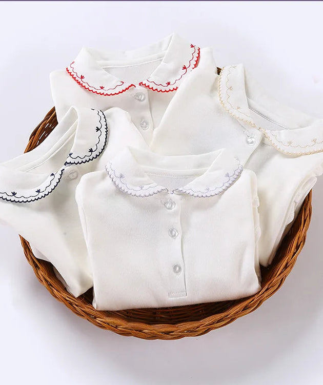 Body de algodón con detalle en cuello – Un barquito