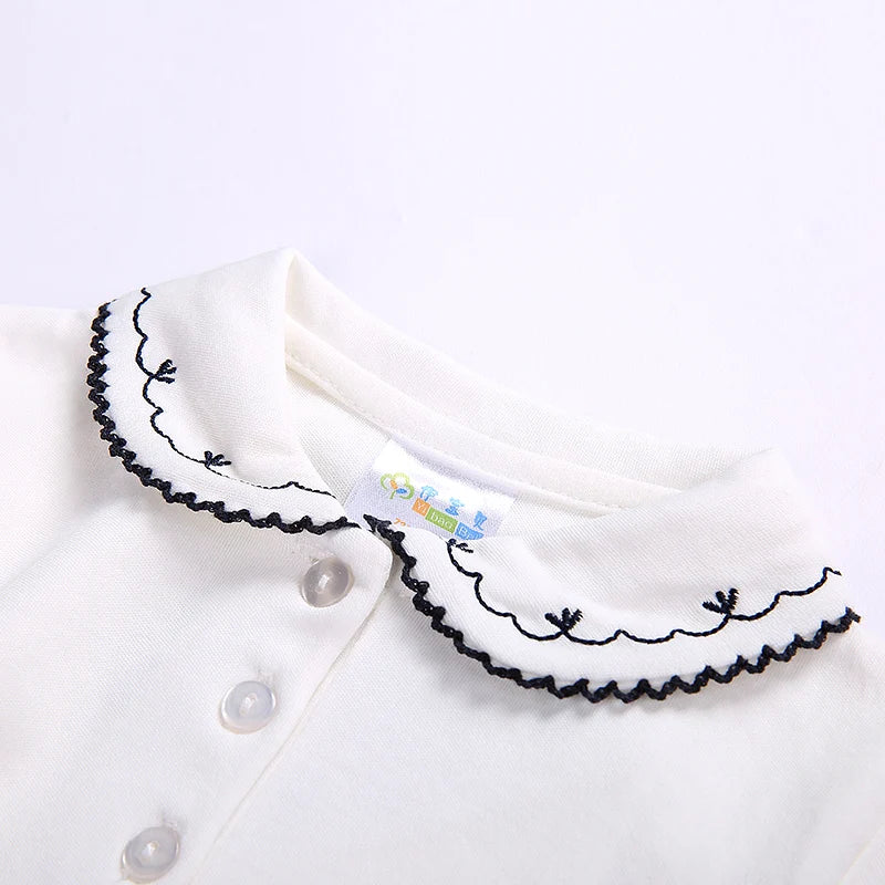 Body de algodón con detalle en cuello – Un barquito