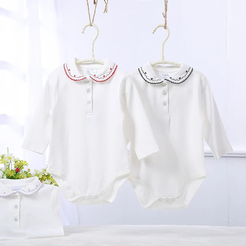 Body de algodón con detalle en cuello – Un barquito