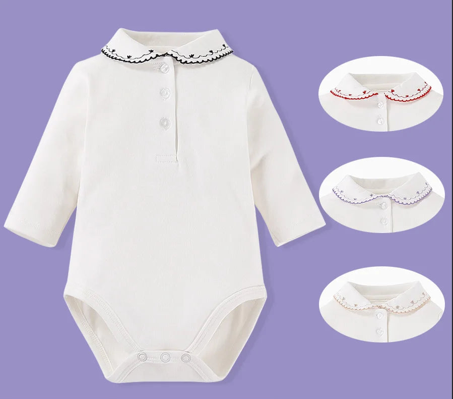 Body de algodón con detalle en cuello – Un barquito