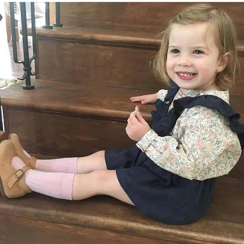 Calcetines largos de canalé - Un barquito