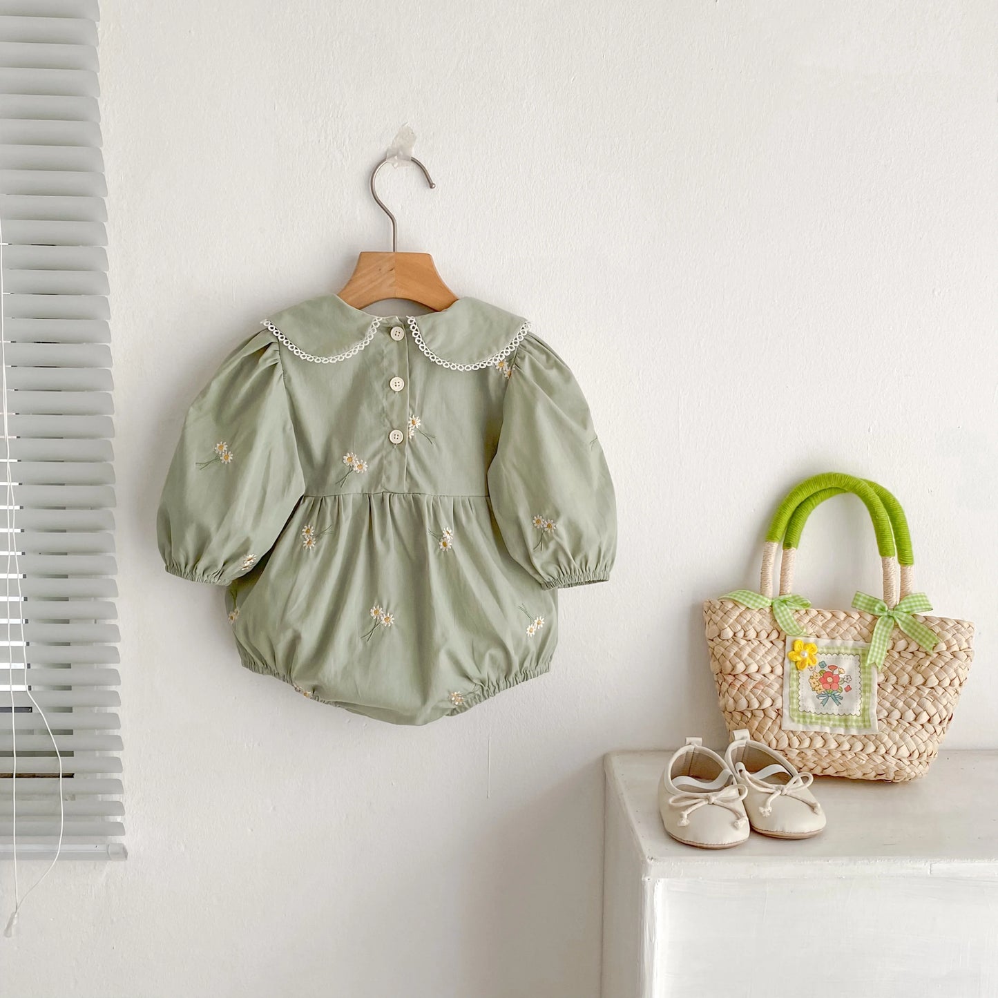 Vestido y Pelele Floral - Un barquito