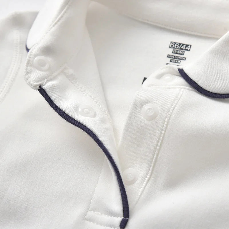 Body de algodón para bebé con detalle en el cuello - Un barquito