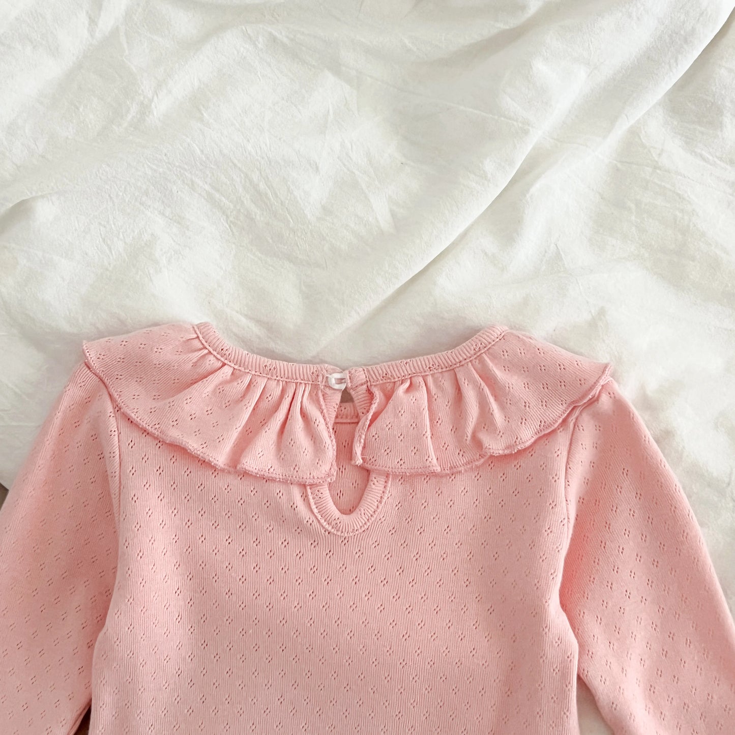 Body manga larga y diseño liso y cuellos - Un barquito