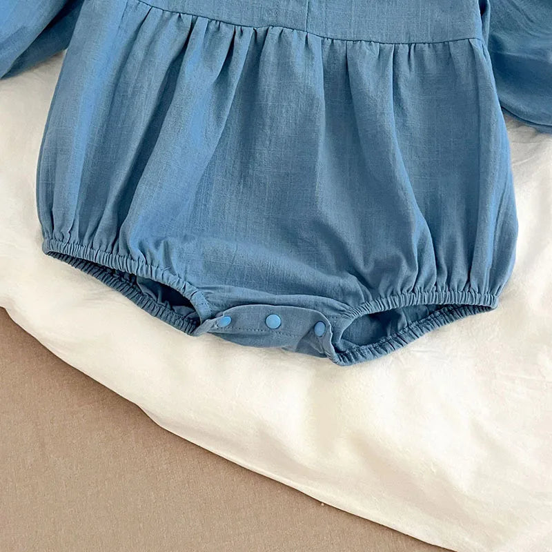 Body de flores de manga larga - Un barquito