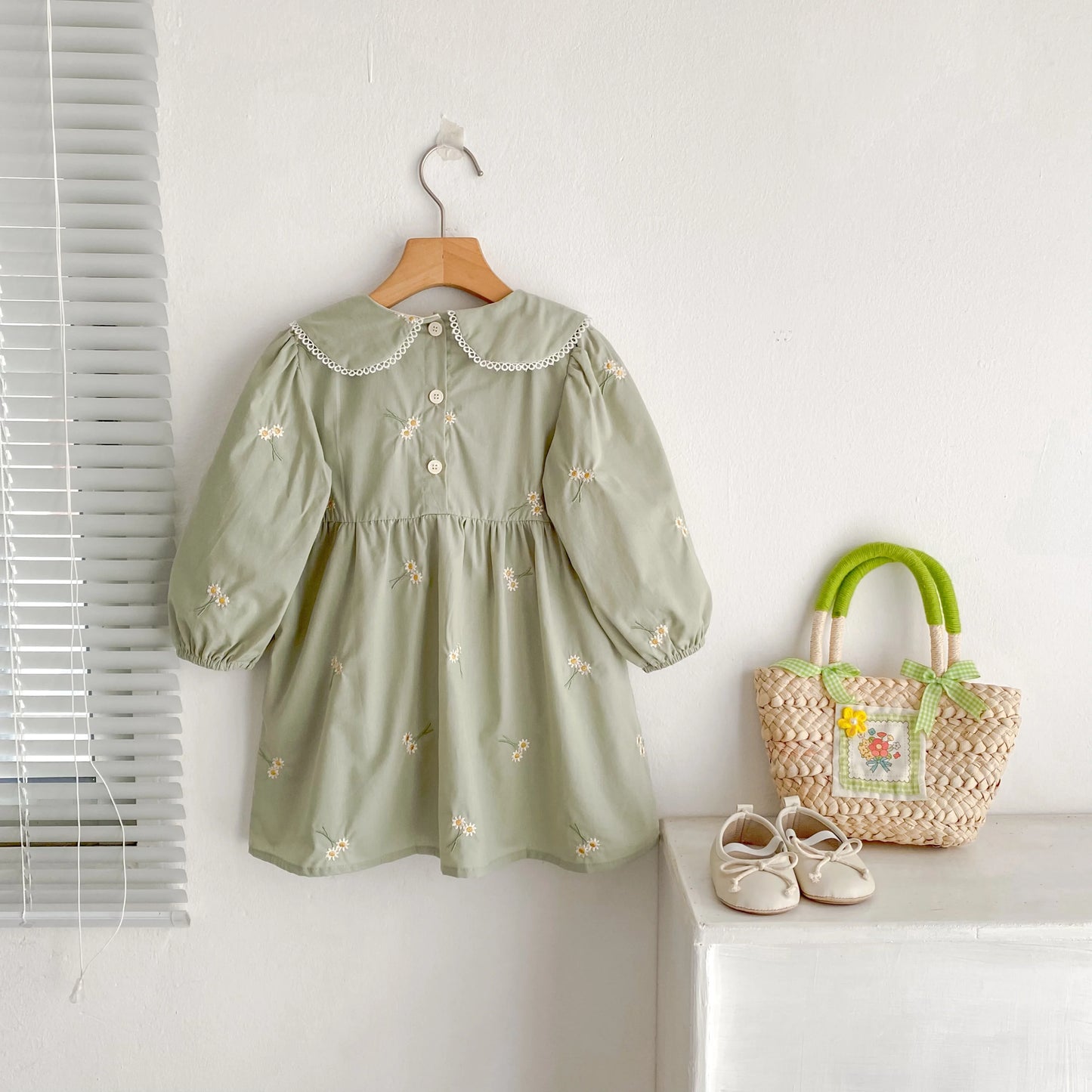 Vestido y Pelele Floral - Un barquito