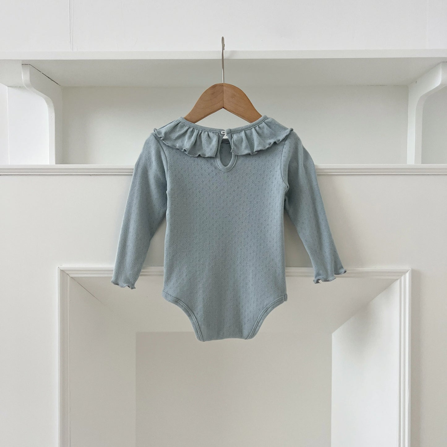 Body manga larga y diseño liso y cuellos - Un barquito