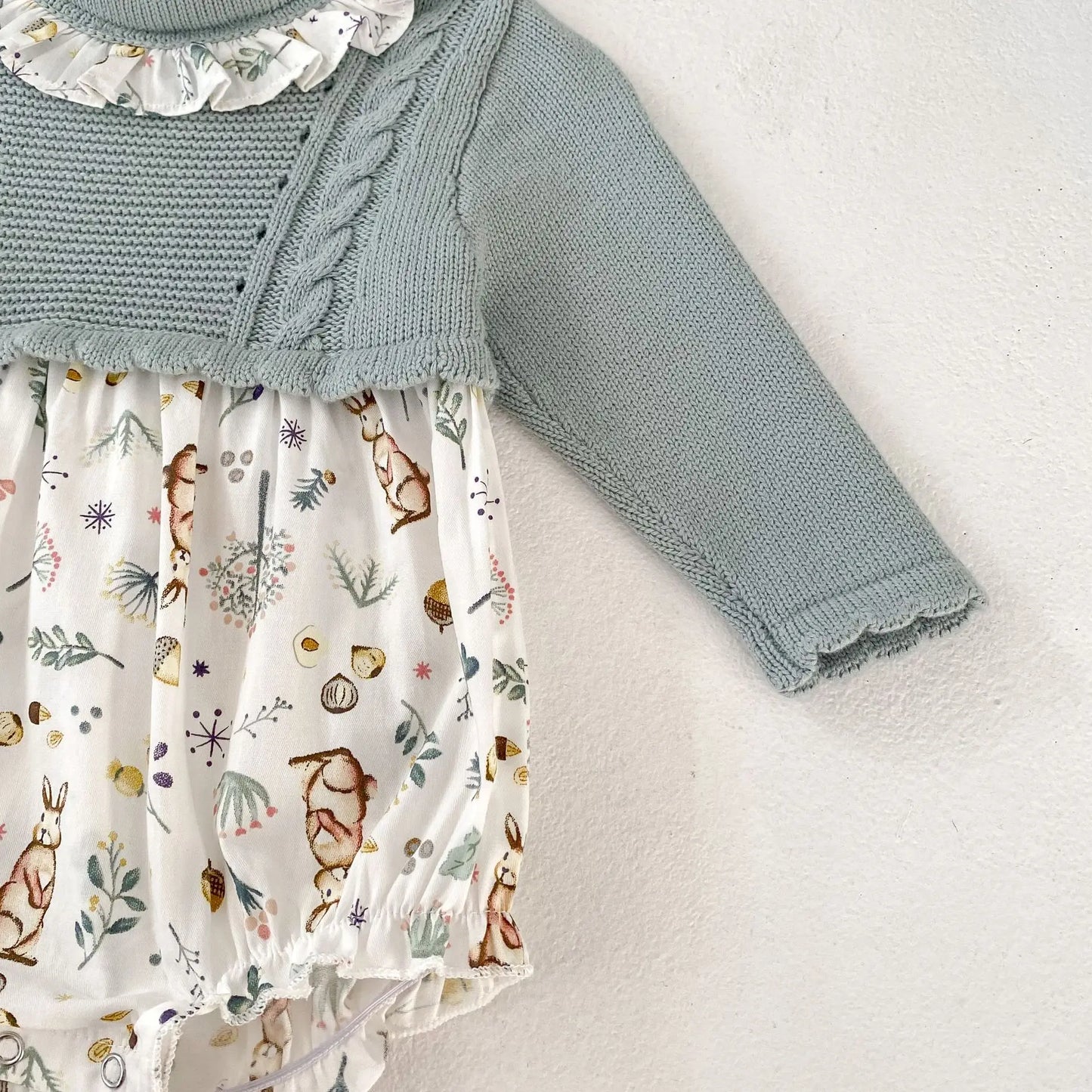 Pelele de Punto Floral – Un barquito