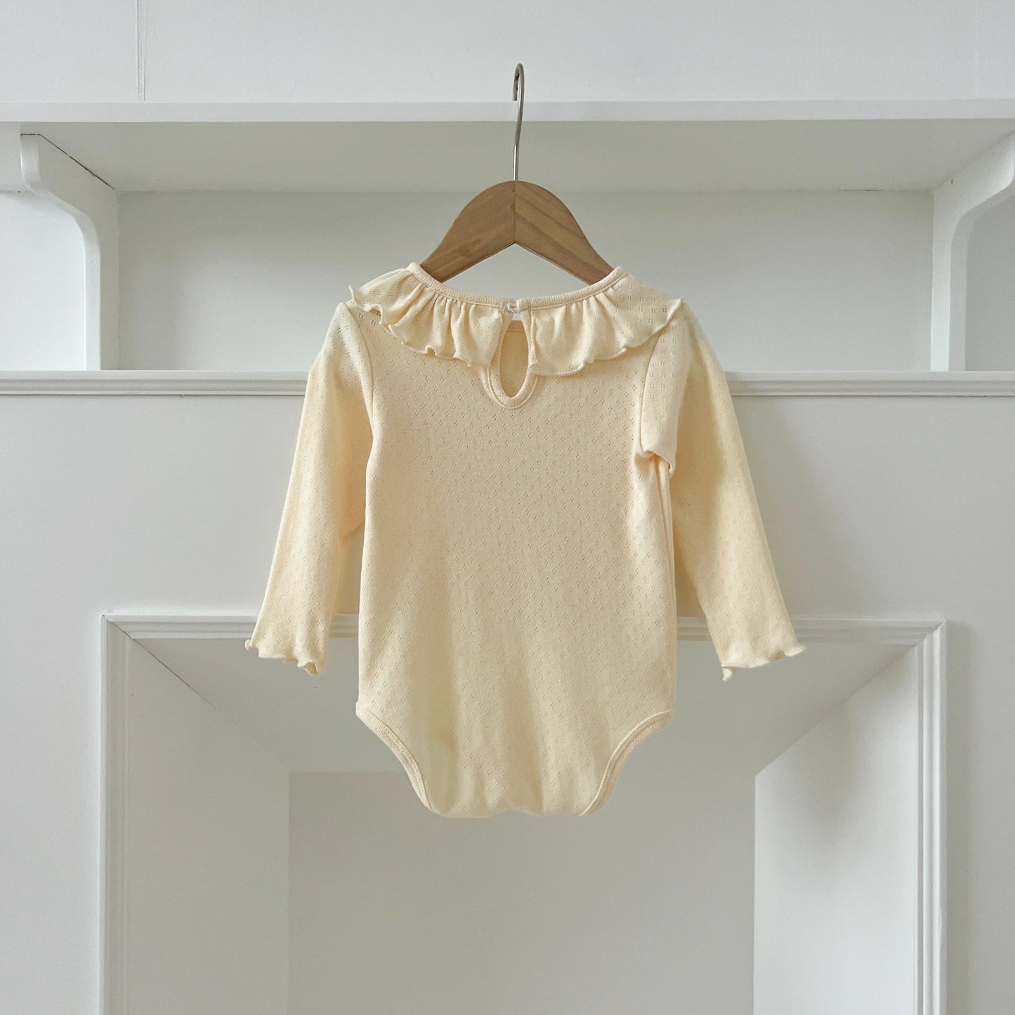 Body manga larga y diseño liso y cuellos - Un barquito