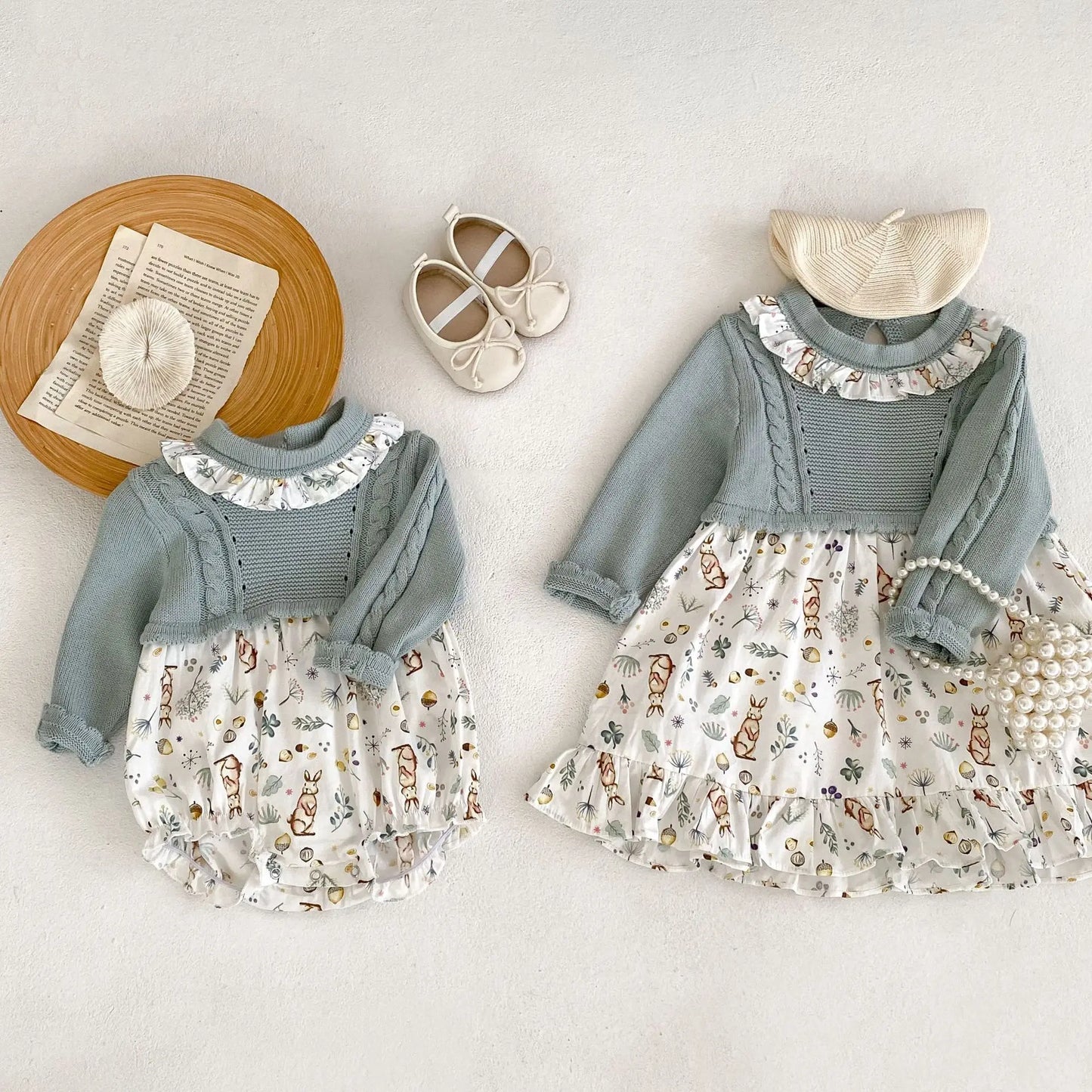 Pelele de Punto Floral – Un barquito