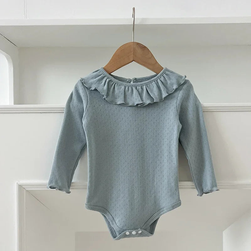 Body manga larga y diseño liso y cuellos - Un barquito
