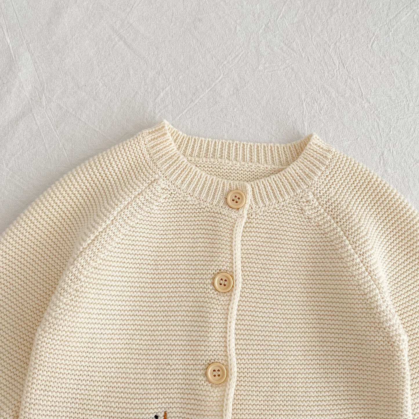 Jersey de punto con bordado de animales– Un barquito