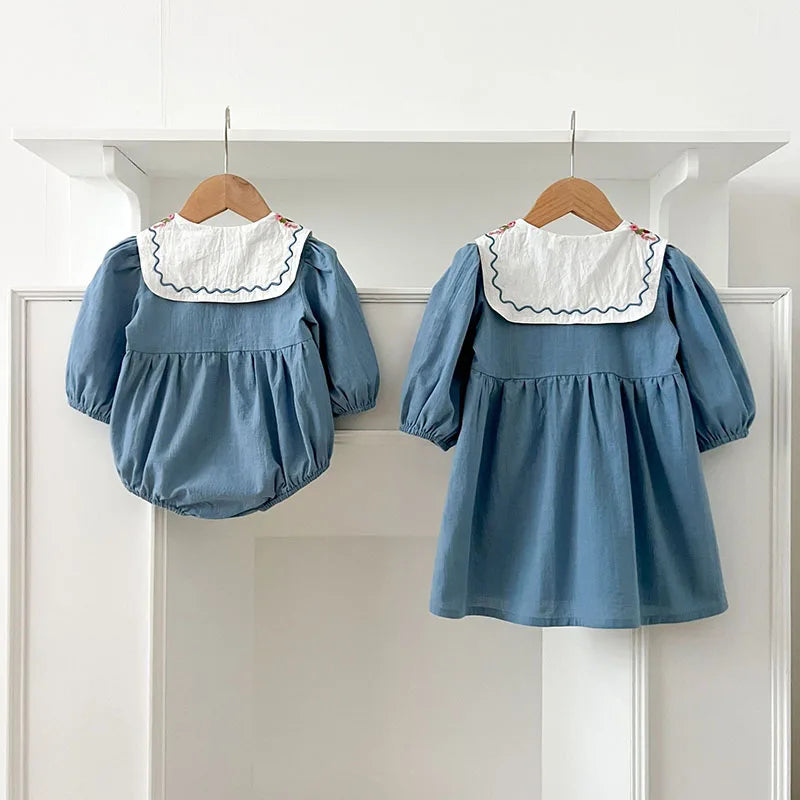 Body de flores de manga larga - Un barquito