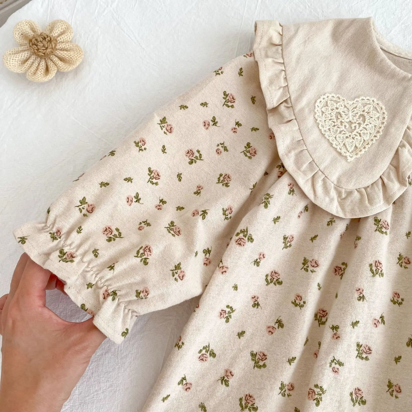 Vestido y pelele bordado con lazo - Un barquito