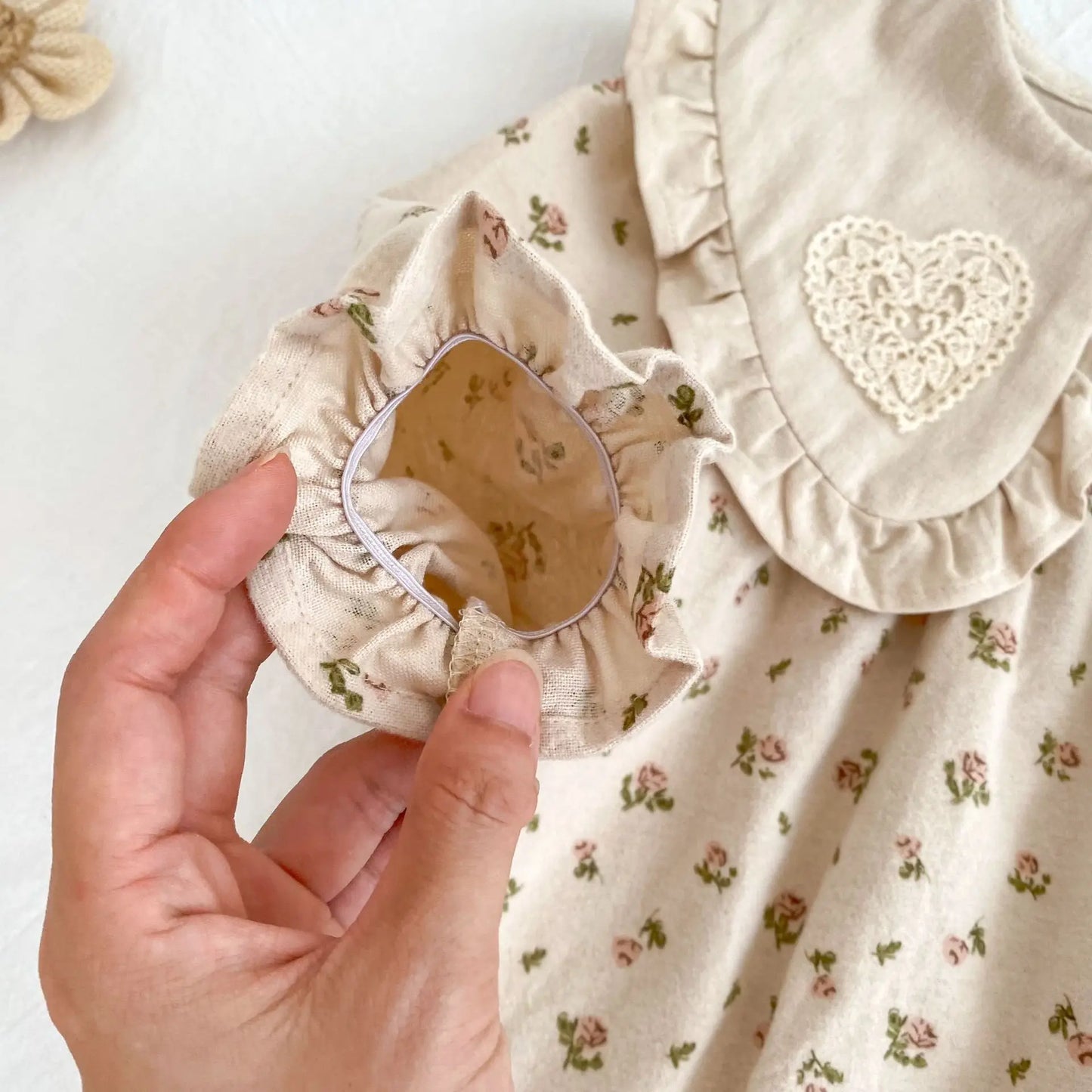 Vestido y pelele bordado con lazo - Un barquito