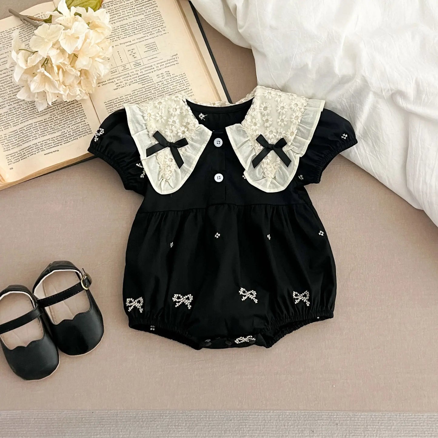 Vestido y Pelele lazos - Un barquito