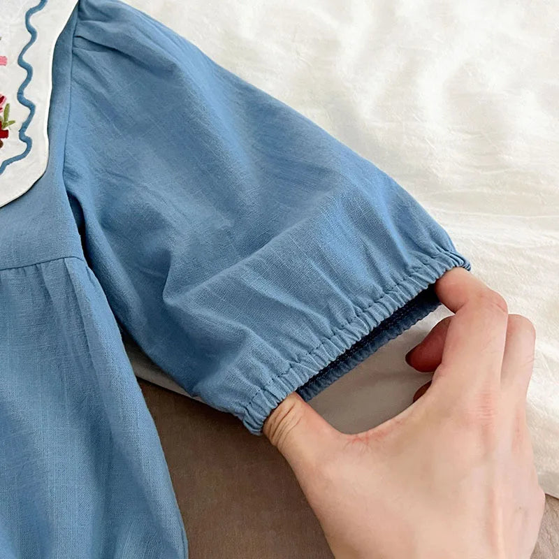 Body de flores de manga larga - Un barquito