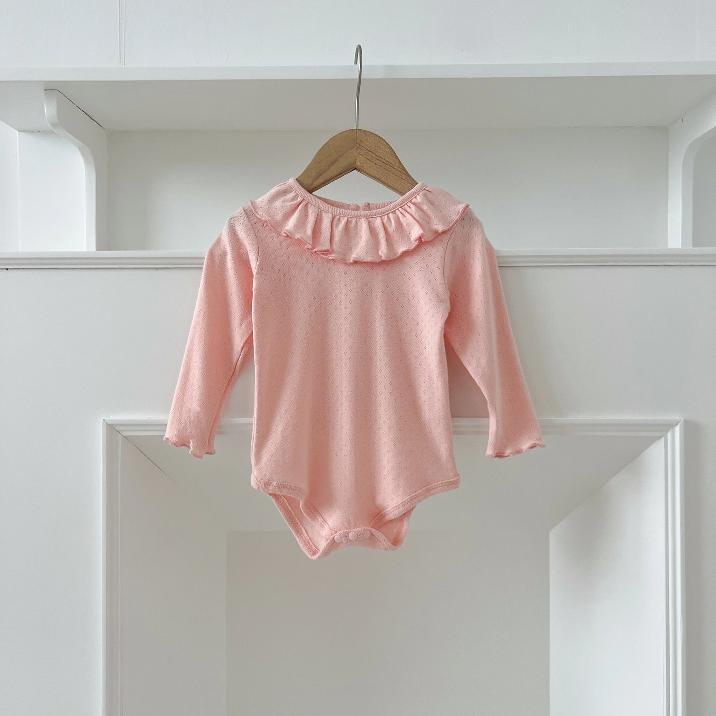 Body manga larga y diseño liso y cuellos - Un barquito