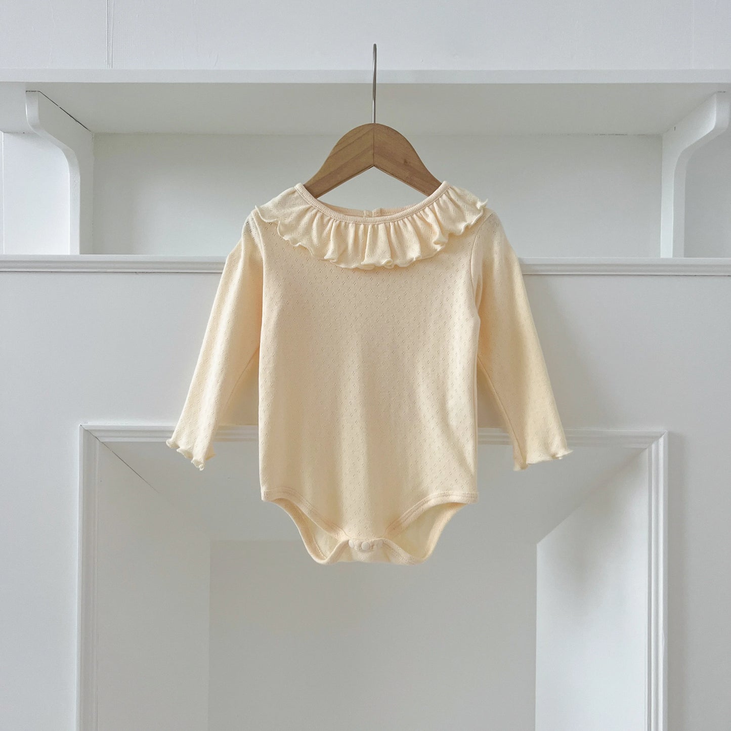 Body manga larga y diseño liso y cuellos - Un barquito