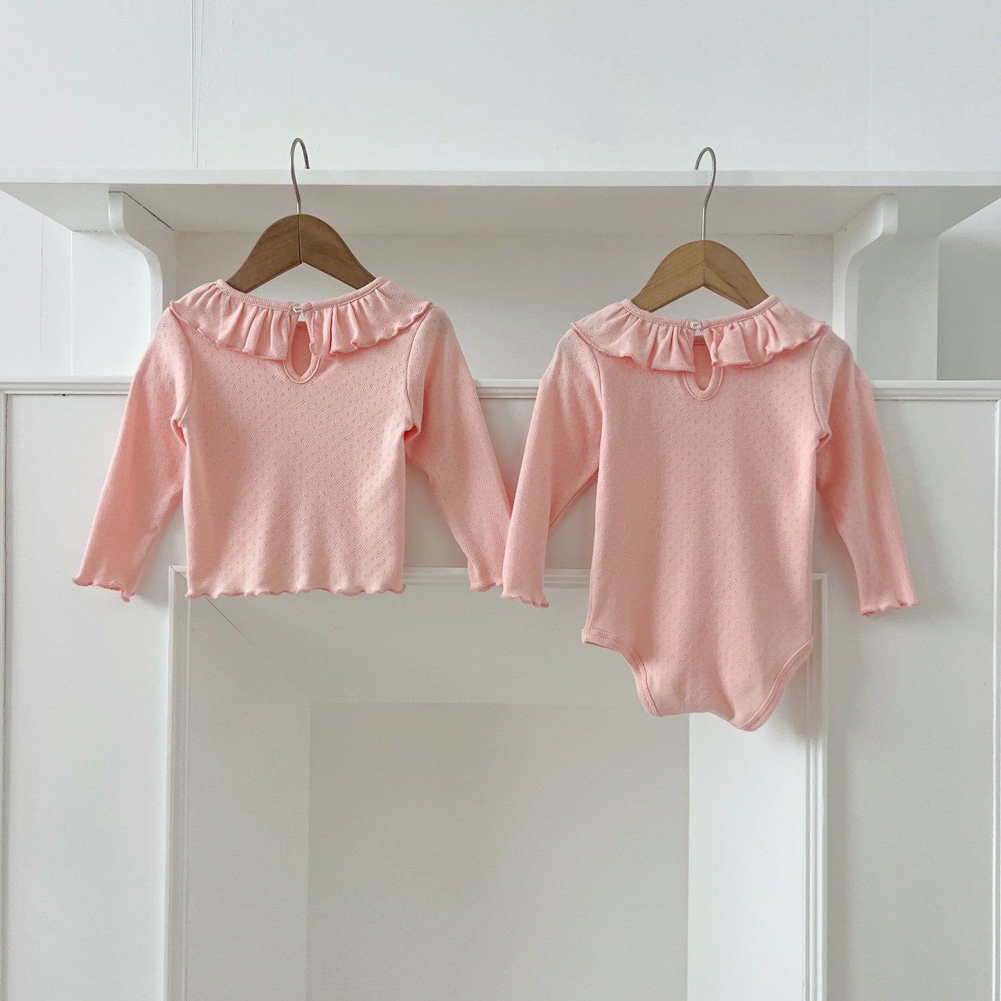 Body manga larga y diseño liso y cuellos - Un barquito