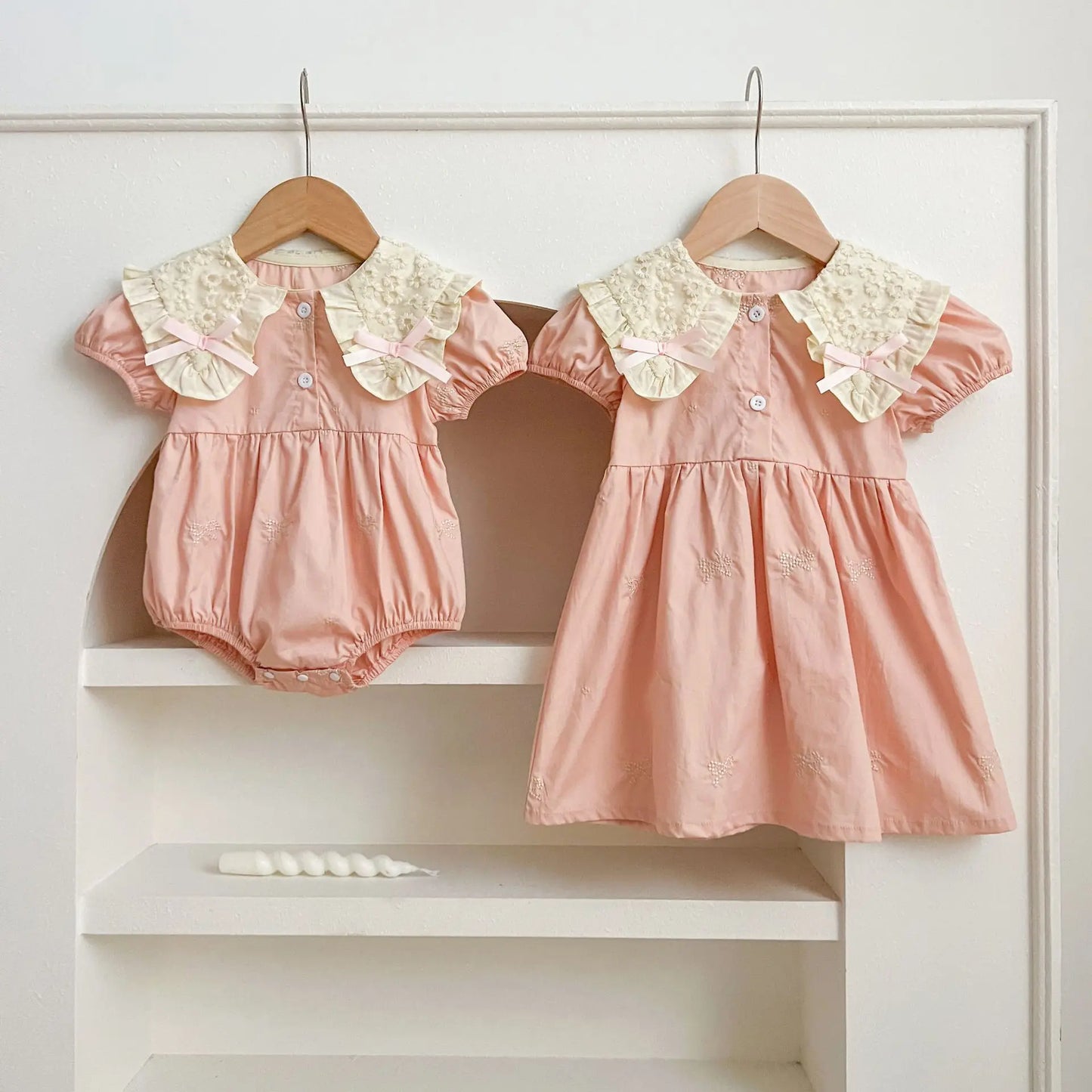 Vestido y Pelele lazos - Un barquito