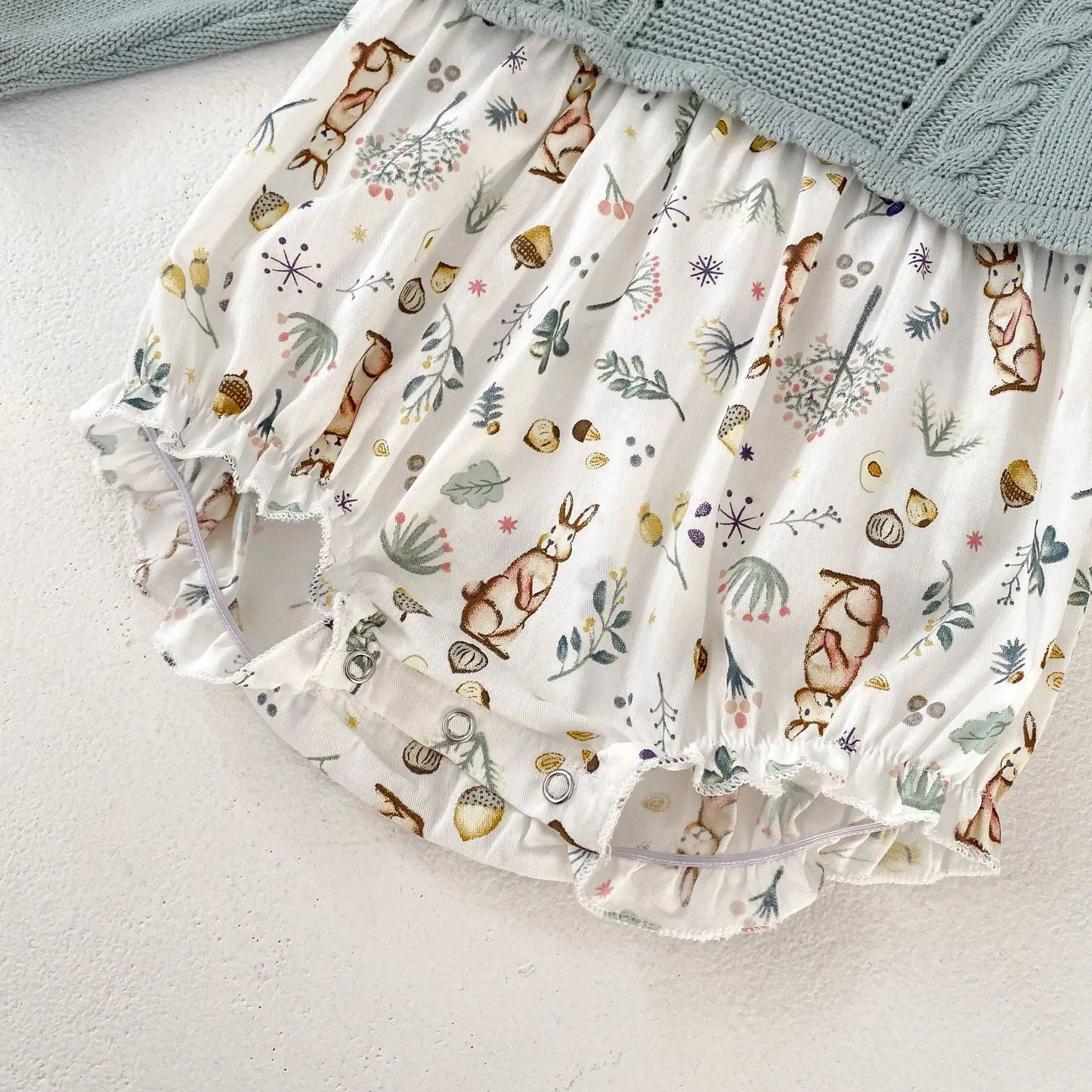 Pelele de Punto Floral – Un barquito