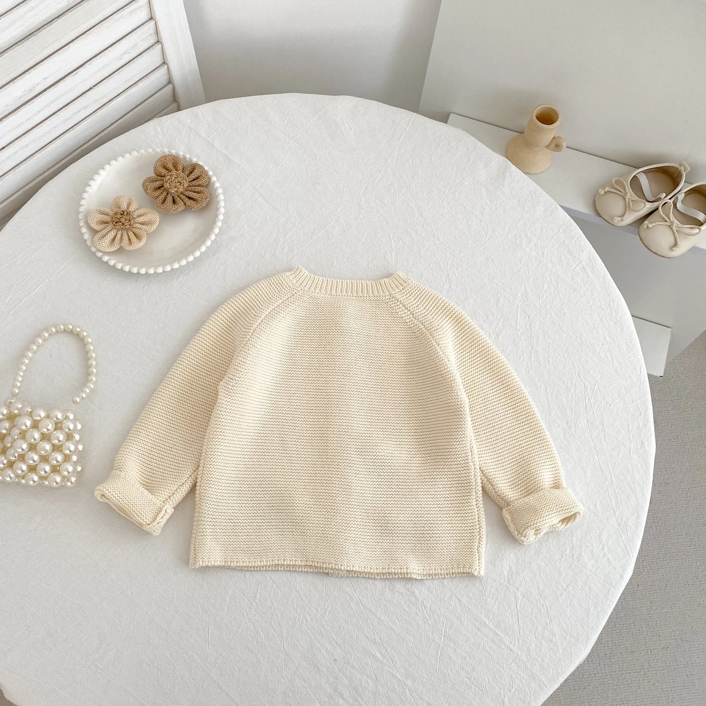 Jersey de punto con bordado de animales– Un barquito