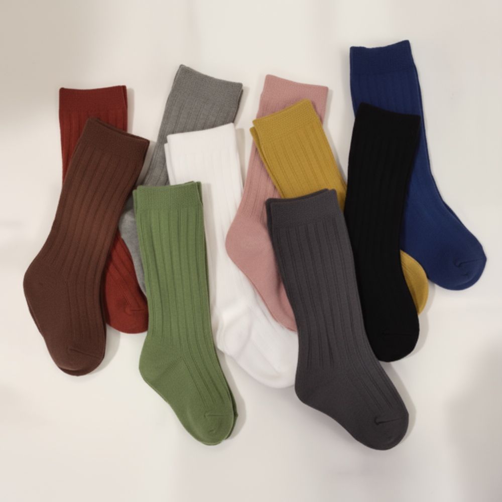 Calcetines largos de canalé - Un barquito